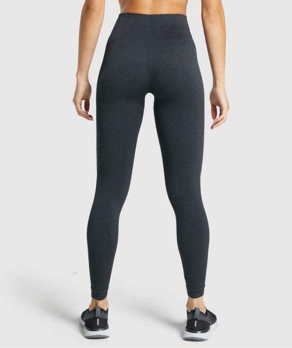 Damske Legíny Gymshark Adapt Fleck Seamless Čierne | FW8563791